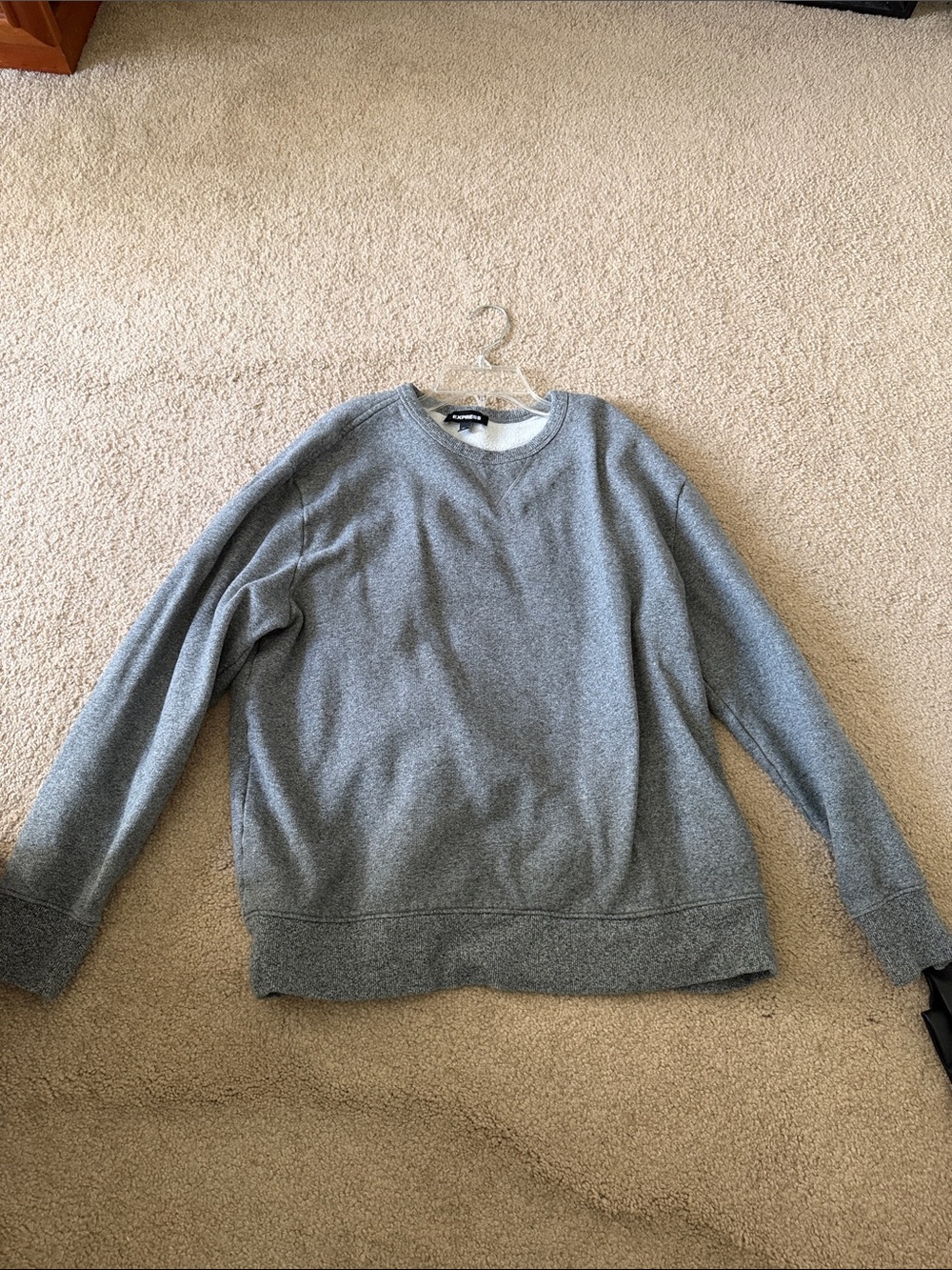 Express Casual Gray Crewneck
